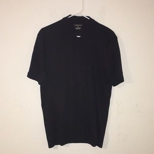 Nwt Van heusen mens black polo shirt size medium